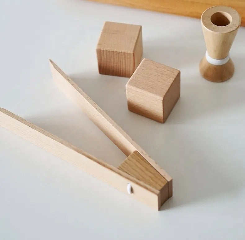 Wooden Milk Tea Set