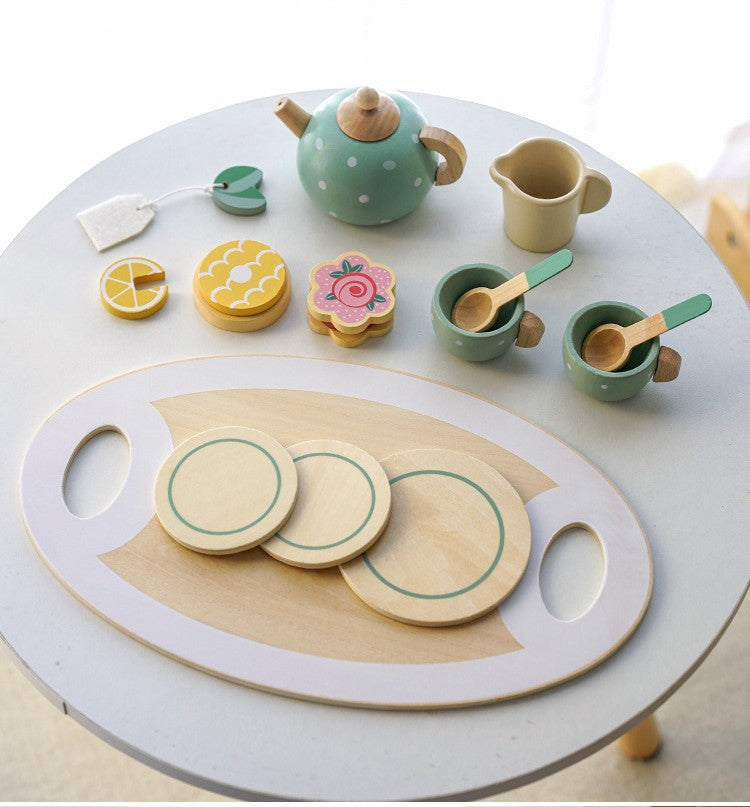 Wooden Tea Party Set