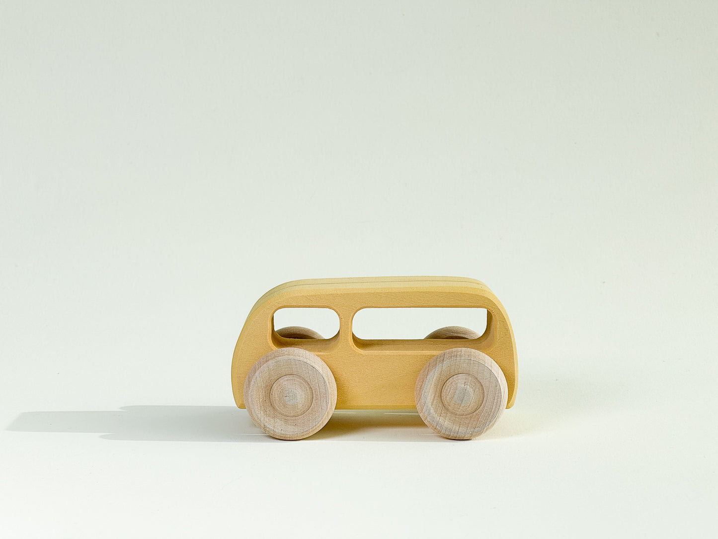 Yellow Wooden Van