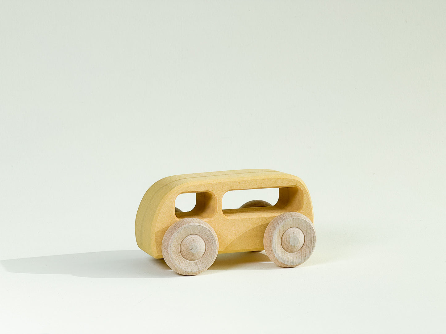 Yellow Wooden Van