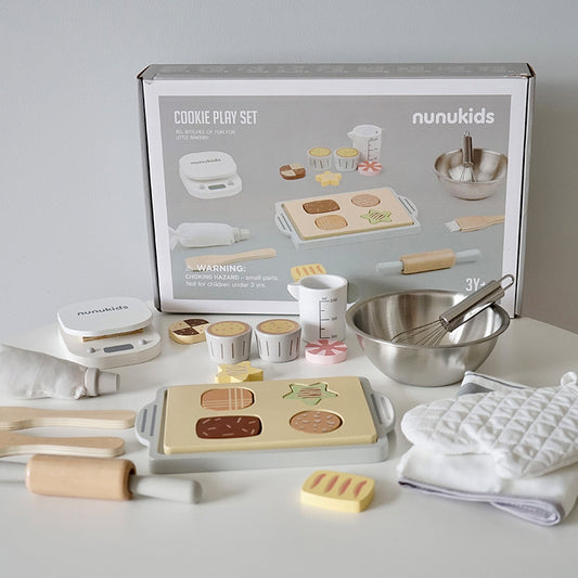 Wooden Cookie Baking Set