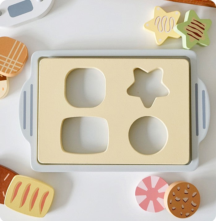 Wooden Cookie Baking Set
