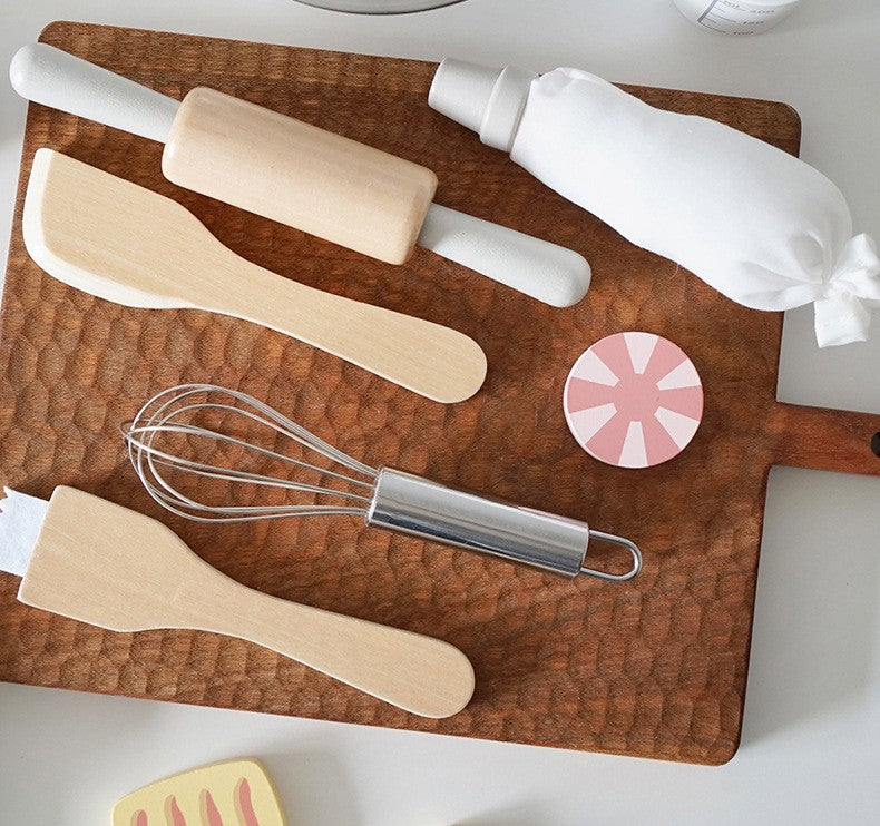 Wooden Cookie Baking Set