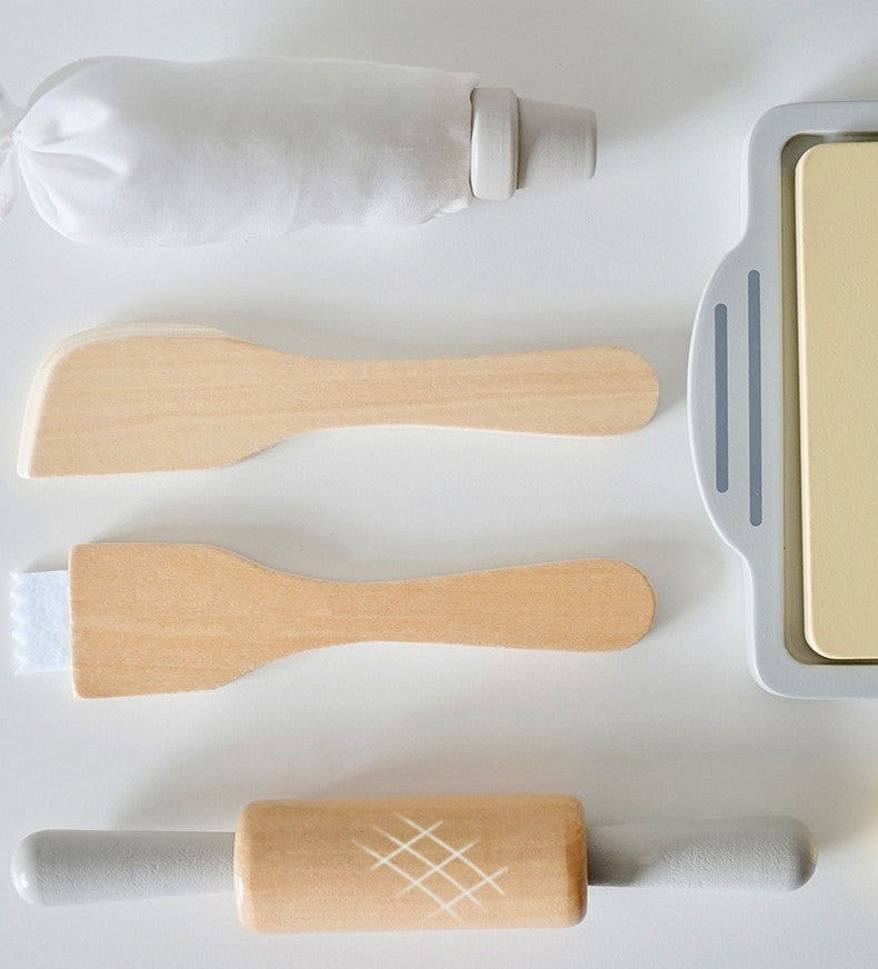 Wooden Cookie Baking Set