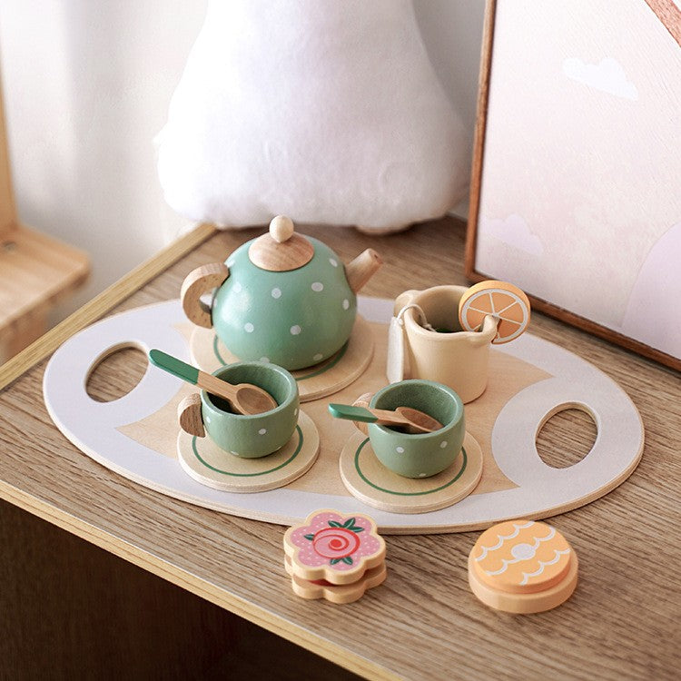 Wooden Tea Party Set