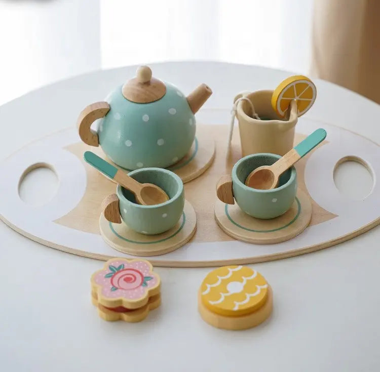Wooden Tea Party Set