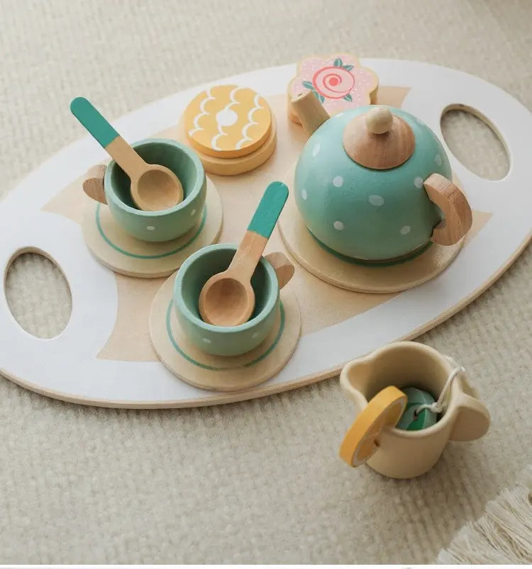 Wooden Tea Party Set