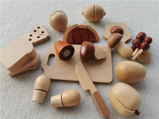 Wooden Fruits and Vegetable Set