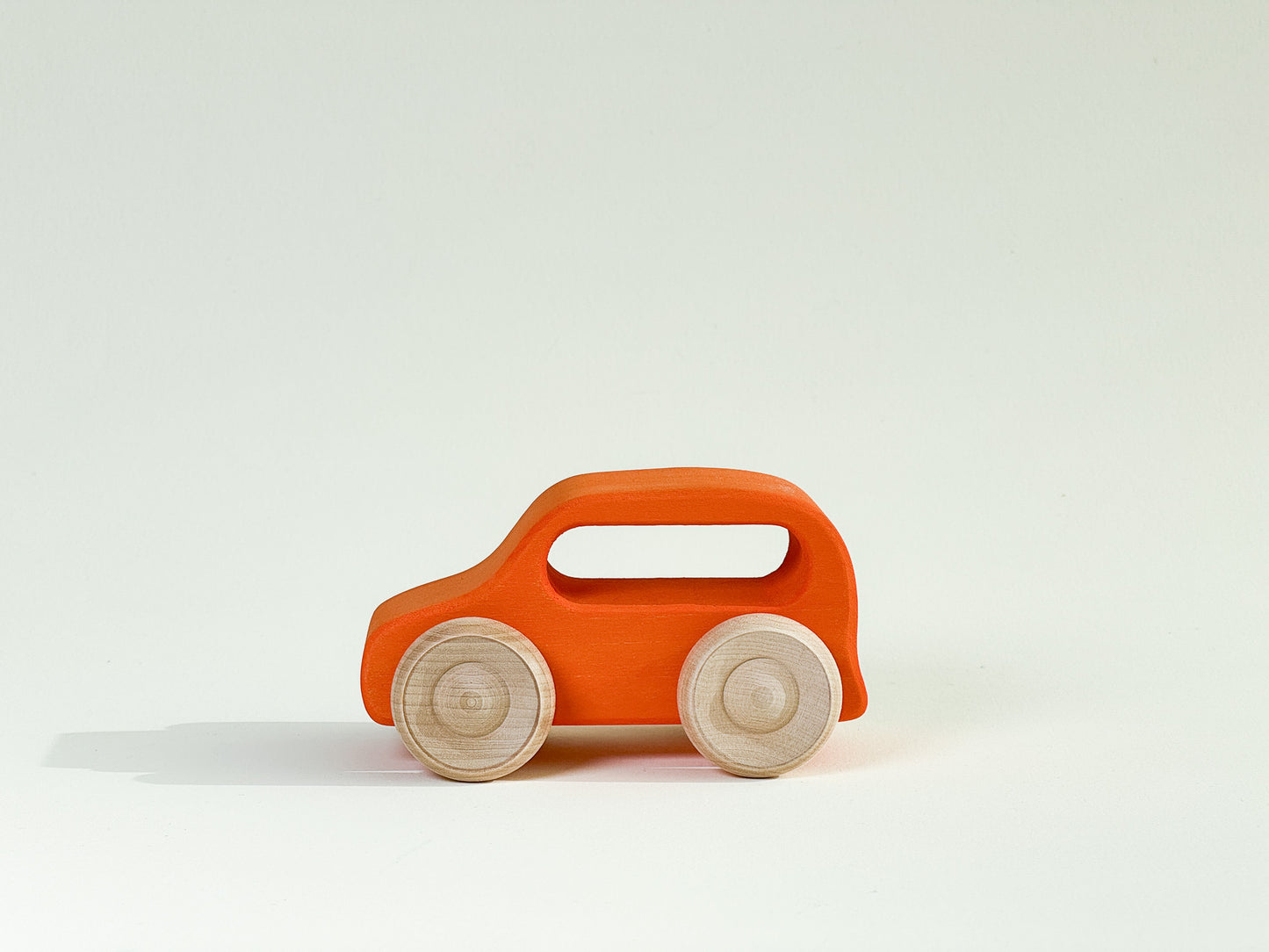 Red Wooden Car