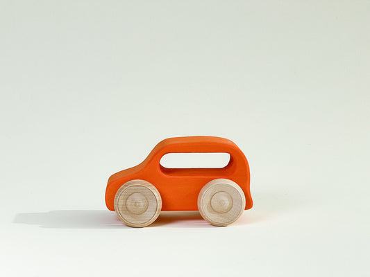Red Wooden Car