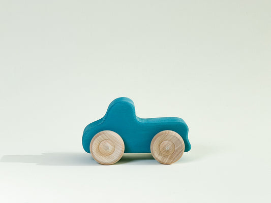 Blue Wooden Truck